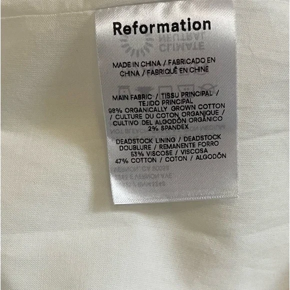 Reformation Kye Midi dress in white - Picture 13 of 13